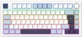 Belaidė mechaninė žaidimų klaviatūra 75%, RGB, Hot Swap