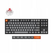 Belaidė mechaninė klaviatūra KEYCHRON K8 Max QMK, balto apšvietimo, K8M-A1