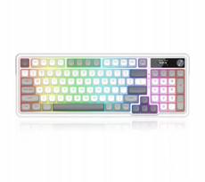 Mechaninė klaviatūra Redragon K719PK-RGB-PRO Galatin Pro balta