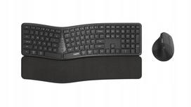 Belaidė ergonomiška klaviatūros ir pelės rinkinys Rapoo 8810ME, 2,4 GHz