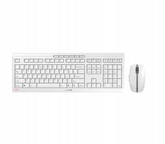Belaidė klaviatūra ir pelė CHERRY STREAM DESKTOP RECHARGE, pilka, USB-C