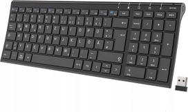 Belaidė aliuminio klaviatūra iClever QWERTZ