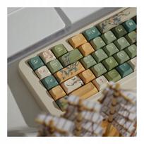 PBT klavišų rinkinys Cherry MX klaviatūroms, URE profilio, 156 vnt.