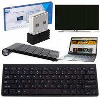 Belaidė mini Bluetooth klaviatūra kompiuteriui ir televizoriui