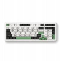 Belaidė žaidimų klaviatūra MCHOSE K99, 98%, RGB, žalia, anglų klaviatūra
