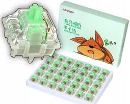 Mechaniniai jungikliai Gateron Baby Kangaroo 2.0, alyvuoti, dovanų dėžutė, 35 vnt.