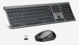 Belaidė klaviatūra ir pelė IC-DK03, QWERTY, USB, Bluetooth, 2.4G COMBO