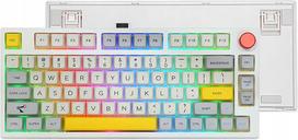 Mechaninė klaviatūra EPOMAKER TH80 Pro, 75 %, Bluetooth, 2.4G, RGB, Budgerigar