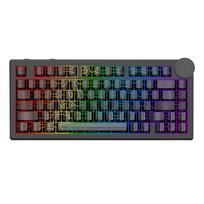 Mechaninė klaviatūra AJAZZ AK820V2, belaidė, 82 klavišų, 75% išdėstymas, RGB apšvietimas, garsumo ratukas