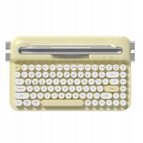 Belaidė AJAZZ AF84 klaviatūra, 2.4G ir Bluetooth, retro stiliaus