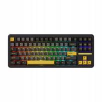 Mechaninė klaviatūra Akko TAC87 TKL, HotSwap, RGB, belaidė 2.4GHz, juoda