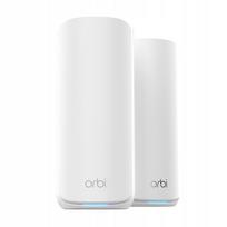 Belaidis tinklo maršrutizatorius NETGEAR Orbi RBE872 WiFi 7, komplektas su stiprintuvu, 21Gb/s, 10Gb/s