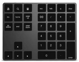 Belaidė „Bluetooth“ skaičių klaviatūra „Mac“