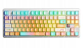 Belaidė mechaninė žaidimų klaviatūra AULA F87 PRO V2 Tropical