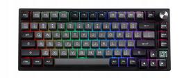 Mechaninė klaviatūra EPOMAKER TH80 SE, 75%, RGB, Bluetooth, juoda