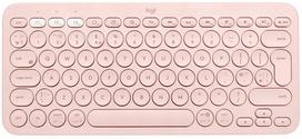 Belaidė klaviatūra LOGITECH K380, rausva, Bluetooth