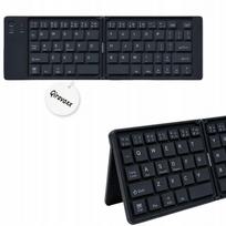 Sulankstoma belaidė „Bluetooth“ klaviatūra su USB-C telefonams ir planšetėms
