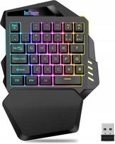 Belaidė žaidimų klaviatūra RedThunder G60 su RGB apšvietimu, USB 2.4G