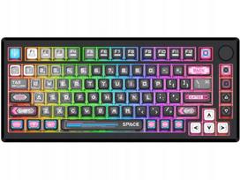 Žaidimų klaviatūra REDRAGON K732MC Uranus Pro RGB juoda
