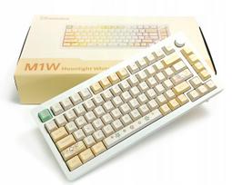 Belaidė mechaninė klaviatūra Akko MonsGeek M1W v2, 75%, tylus veikimas, RGB, metalinis korpusas, keičiami jungikliai