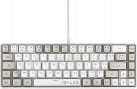 Žaidimų klaviatūra G-Lab Keyz Hydrogen, 60%, pusiau mechaninė, RGB, AZERTY (prancūzų)