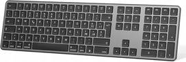 Belaidė klaviatūra DA103 OMOTON su itališku QWERTY išdėstymu, skirta Mac, USB įkraunama