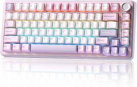 Mechaninė klaviatūra YUNZII B75 Pro, 75%, belaidė, RGB, su keičiama klavišų jungčių sistema