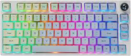 Mechaninė klaviatūra EPOMAKER TH80 PRO Monet, 75%, RGB, Bluetooth, 2.4GHz, USB-C