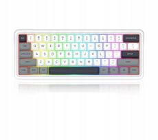 Mechaninė klaviatūra Redragon Draconic V2 K730WGP-RGB-PRO balta-pilka
