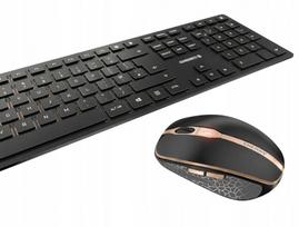 Belaidė klaviatūra CHERRY DW 9100 Slim su pele, QWERTY