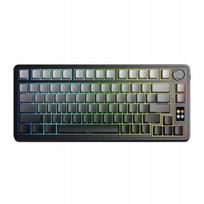 Belaidė žaidimų klaviatūra AULA S75 PRO STAR VECTOR, juoda pilka