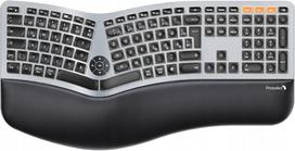 Ergonominė belaidė klaviatūra ProtoArc EK01 su apšvietimu, vokiška