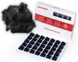 Linijiniai klaviatūrų jungikliai Gateron Oil King, iš anksto sutepti, 35 vnt. dėžutė
