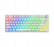 Mechaninė klaviatūra Savio Phenix White, Gateron Red Pro jungikliai, Pudding klavišai