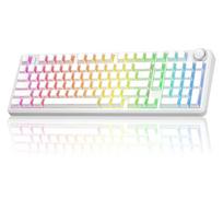 Belaidė mechaninė klaviatūra AULA F99 Pro Silent Cotton Candy