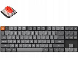 Belaidė mechaninė klaviatūra KEYCHRON K1 Max su Gateron Red jungikliais