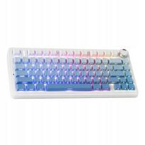 Mechaninė klaviatūra AULA F75PRO 75%, balta su mėlynu gradientu, Star Vector