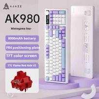 Mechaninė žaidimų klaviatūra Ajazz AK980, Bluetooth, Kirigawa Sea
