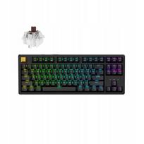 Belaidė mechaninė klaviatūra Keychron J4, QMK, RGB apšvietimas, rudi jungikliai, Hot-Swap