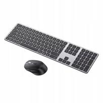 Belaidė „OMOTON KB515“ klaviatūra su pelė MacBook, iMac, MacOS, QWERTY, ispanų kalba