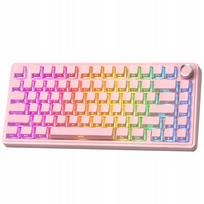 Mechaninė žaidimų klaviatūra AULA F75pro, tri-mode, 75%, tylūs jungikliai, RGB apšvietimas