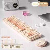Belaidė klaviatūra su pele Mofii Sweet, 2.4G, oranžinė