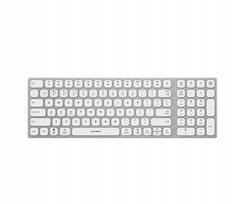 Klaviatūra Silver Monkey Alu Keys Mini, balto apšvietimo, Premium