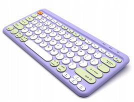 Belaidė Bluetooth klaviatūra Mac, Windows, iOS, violetinė