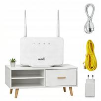 Maršrutizatorius-modemas 4G LTE CP106-E, 300Mb/s, išorinė antena, SIM lizdas, baltas