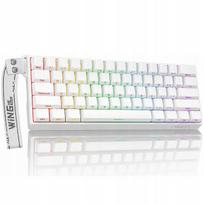 Žaidimų klaviatūra WIN60 HE, 60%, laidinė, magnetiniai jungikliai, HotSwap, RGB, 8000 Hz