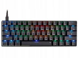 Klaviatūra MAD DOG GK850K, Gateron Red, juoda