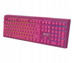Žaidimų klaviatūra Canyon Fortnax GKW-2, membraninė, RGB apšvietimas, rožinė
