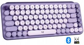 Belaidė mechaninė klaviatūra Logitech POP Keys, su JAV ir arabiškais simboliais
