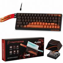 Belaidė mechaninė žaidimų klaviatūra 68 klavišų, RGB, Bluetooth, USB-C, 2.4G